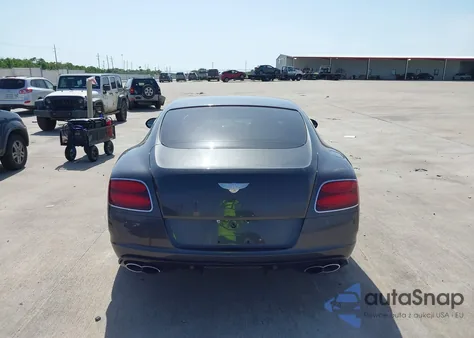 2014 Bentley Continental Gt V8 S z USA, uszkodzony, nr VIN SCBFH7ZA3EC096853